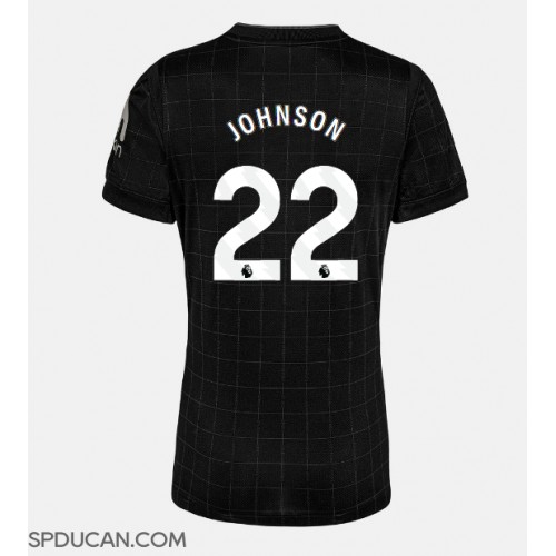 Zenski Nogometni Dres Tottenham Hotspur Brennan Johnson #22 Gostujuci 2025-26 Kratak Rukav Zenski Nogometni Dres Tottenham Hotspur Brennan Johnson #22 Gostujuci 2025-26 Kratak Rukav